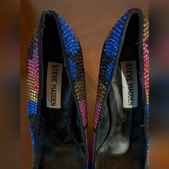 Steve Madden Shoes | Steve Madden Dyvinal Platform Jeweled Pumps 5.5 - Picture 8 of 10